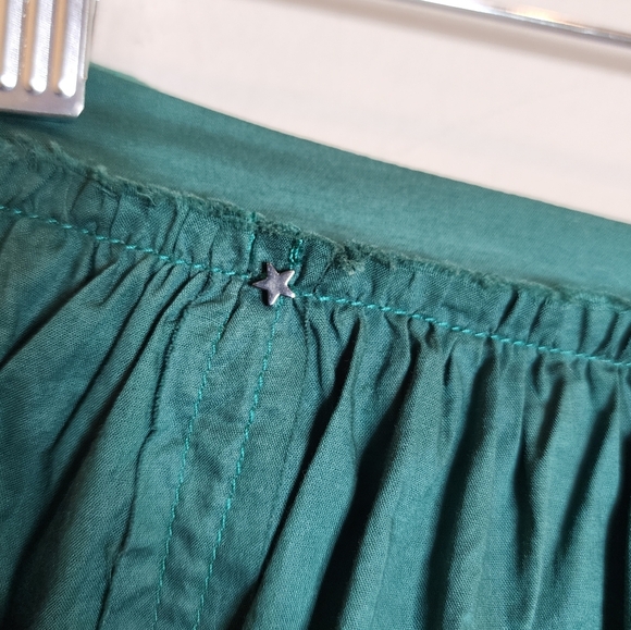 NWT Bill Tornade Green Cotton Micro Mini Skirt Vintage Size 8 y2k 90s - Picture 13 of 16